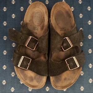 Suede Birkenstocks